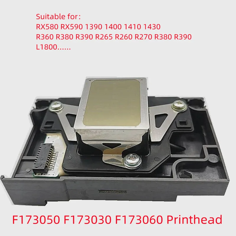 Печатающая головка F173030 для Epson L1800 RX580 RX590 STYLUS PRO 1390 1400 1410 1430 R265 R260 R270 R360 R380 R390 набор перезаправляемых картриджей с чернилами ink mate для epson stylus photo r270 r290 rx610 rx615 r390 rx590 r295 rx690 1410