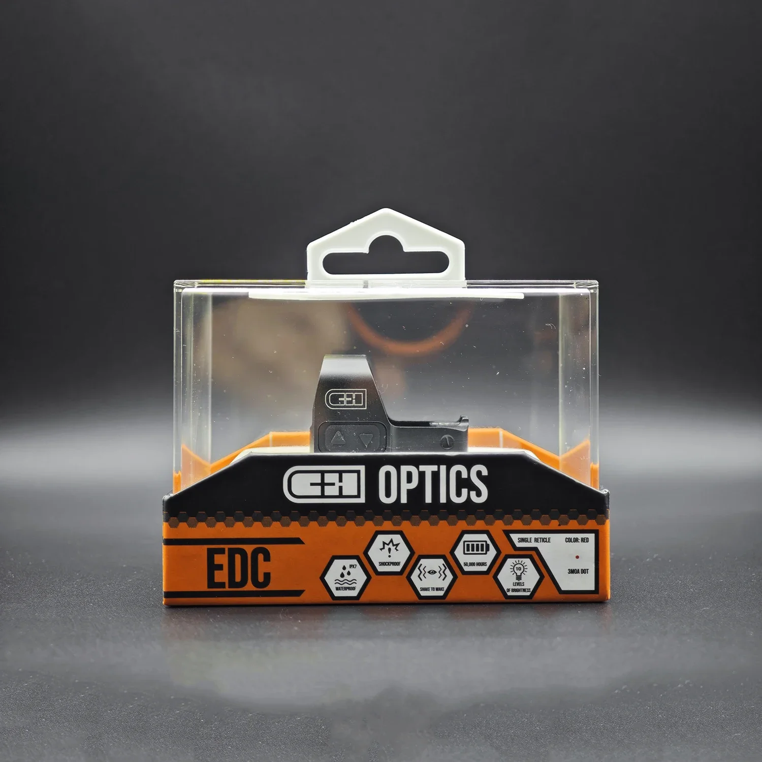 

C&H EDC Red Dot Reflex Sight 3 MOA One Piece Aluminum Black RD-EDC-RD-RMSC