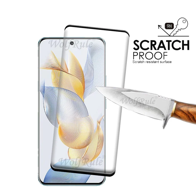 Premium Tempered Glass Screen Protector - 9H Full Cover Curved Shield