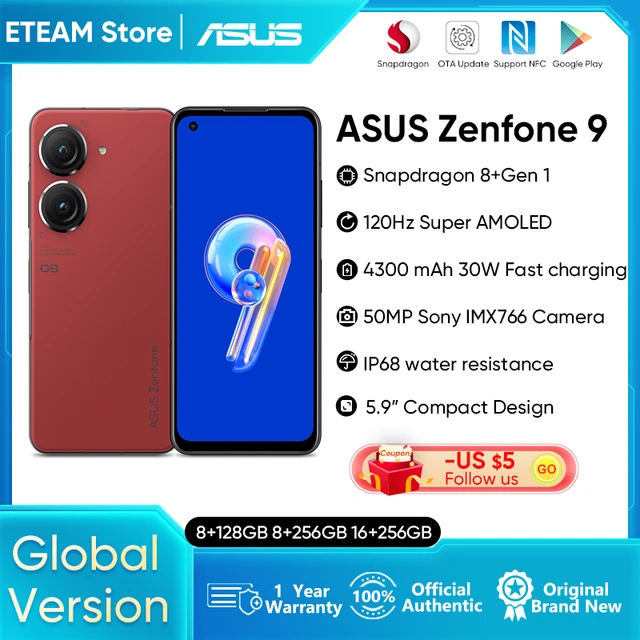 Asus-スマートフォン,zenfone 9,5g,Snapdragon 8 gen,1 120hz,Super ...