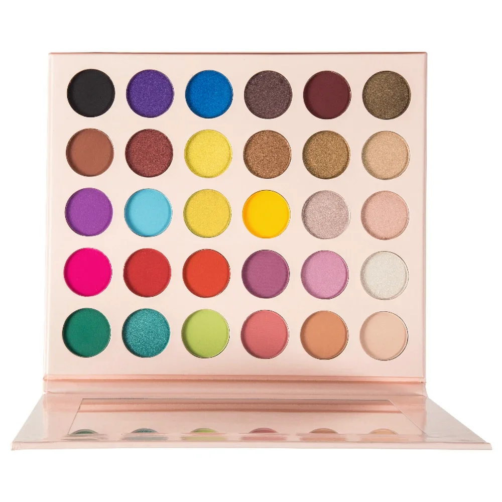 

Private Label 30-colors Eyeshadow Palette Shimmer Matte Glitter Pigment Long Lasting Easy To Wear Bulk Makeup Custom