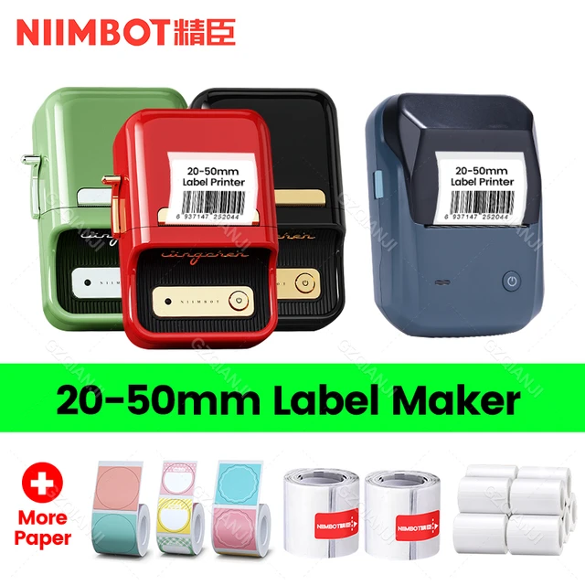 NiiMbot B21, mini stampante termica wireless per etichettare di