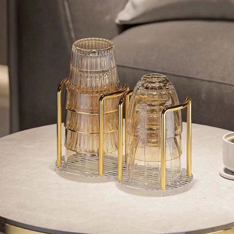 Disposable Paper Cup Storage Holder Acrylic Dispenser Cup Rack Shelf Mug Display Stand Cup Storage Rack Home Restaurant 3