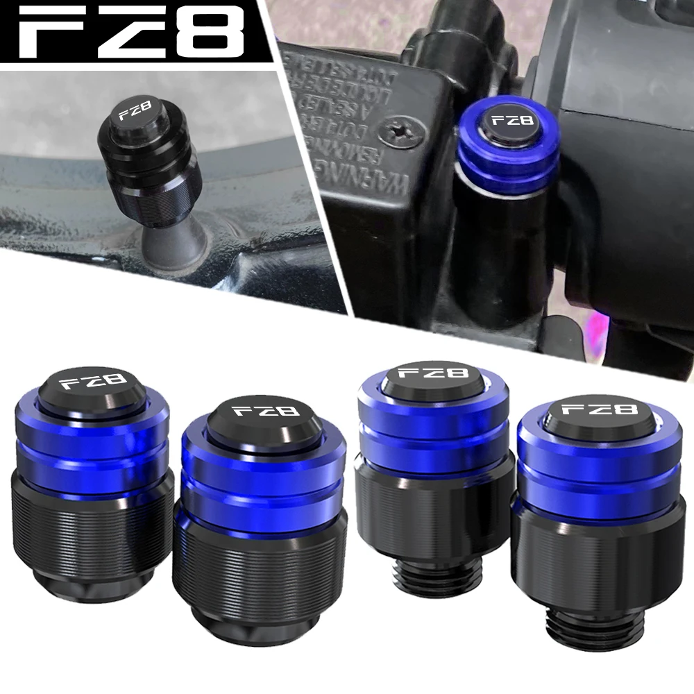 

FOR YAMAHA FZ8 FZ-8 FZ 8 2010 2011 2012 2013 -2018 Motorcycle Rearview Mirror Plug Hole Screw Cap & Tire Valve Stem Caps Cover