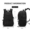USB Climbing Backpack with Shoes Pack Travel Laptop Lightweight Rucksack Outdoor Camping Hiking Knapsack Sport Collage Schoolbag 6