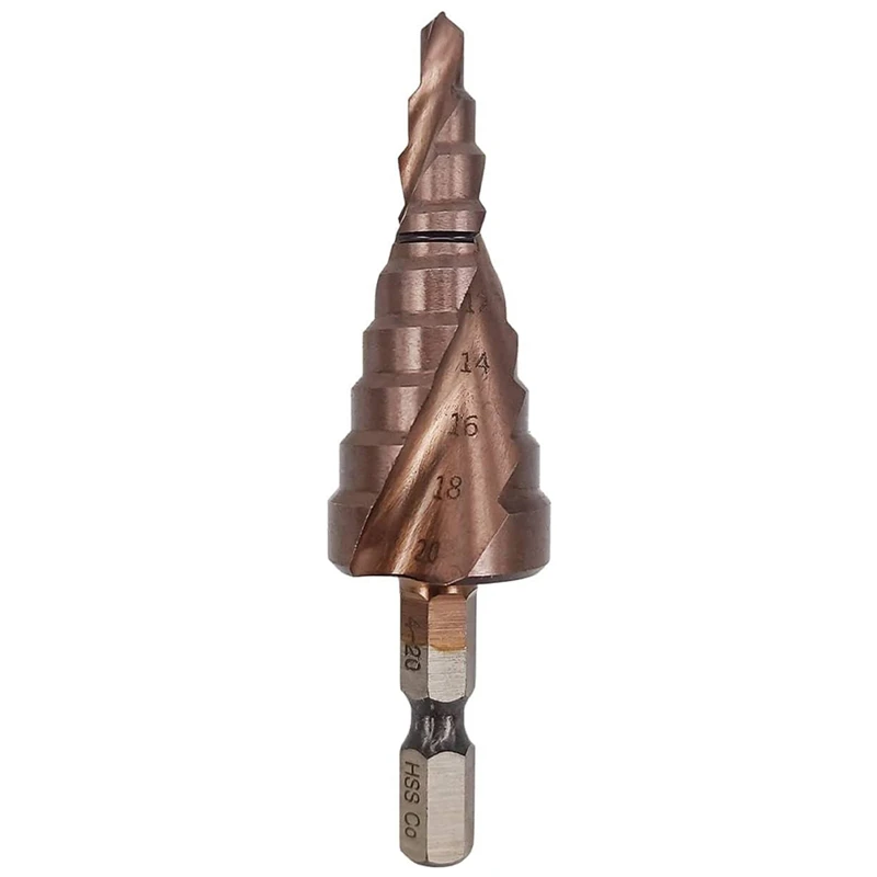 M35 5 Cobalt Hss Step Drill Bit For Metal Hss Co 420mm Hex Shank