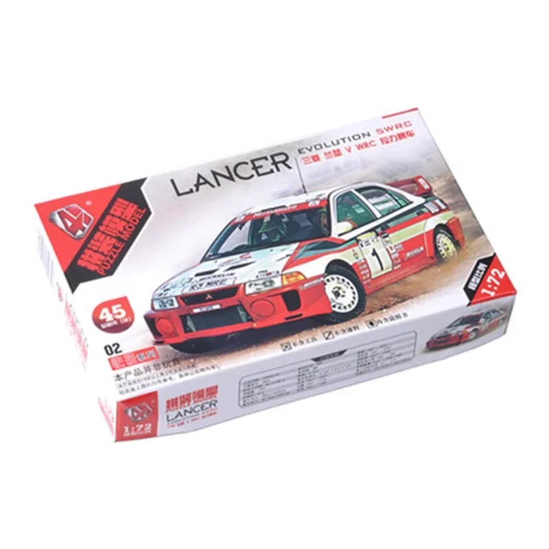 4D Assembled Classic WRC Rally Car Model 4 Simulation Internal Structure Details Assembled Toy Ornaments model building kits wooden model kit resin model kit car garage model model car display box painting model kits