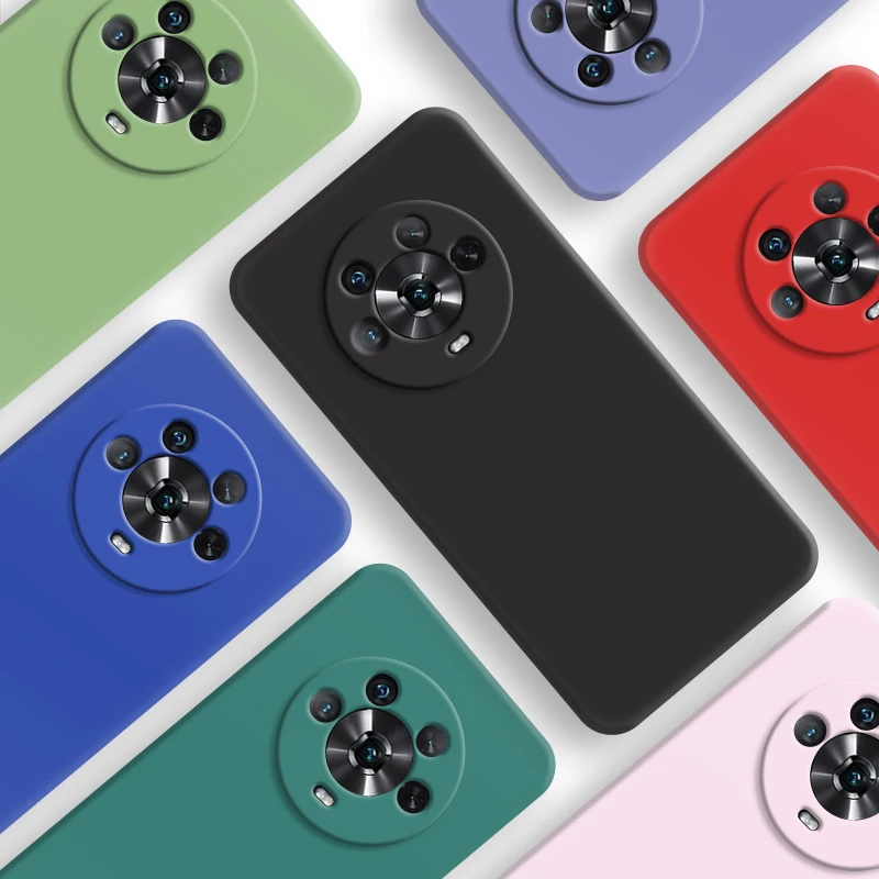 Per Honor Magic4 Pro Custodia Per Honor Magic4 Pro Cover Nuovo Paraurti Originale In Silicone Liquido Antiurto Honor Magic4 Pro 6.81 Pollici