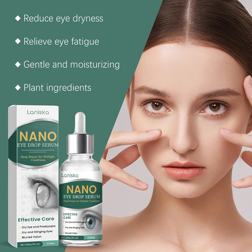 Eye Drops Serum Dry Eye Drops for Human Lubricating Eyes Drops for Dry Eyes Relieves Presbyopia Tired Stressed Tearyeyes - 2
