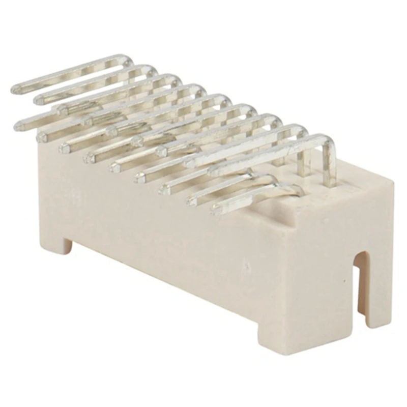 

400 Pcs BTC BCH LTC ZEC Miner Connector 2X9P Male Socket Curved Pin Suitable For Asic Miner Antminer S9 Z11 L3 S9 X3 A1