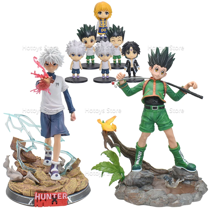 Hunter x Hunter Action Figure Gon Freecss & Killua Zoldyck Anime Figures GK Kurapika Adventurous