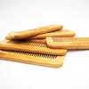3 Pieces Mini Bamboo Comb with Custom LOGO  - Personalized Your Name Text Date - Portable Pocket Bamboo Beard Comb 3