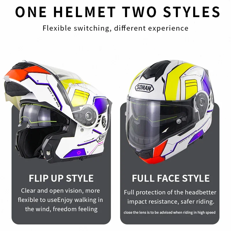 SOMAN ø   ,   ⷯ ,   , Casco Moto