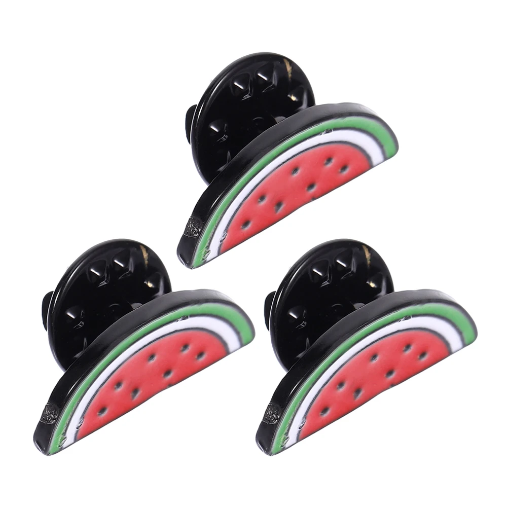 CALLARON Watermelon Enamel Pins - 2 Pack Cute Fruit Brooch For Clothing, Hats, & Decor - View #6