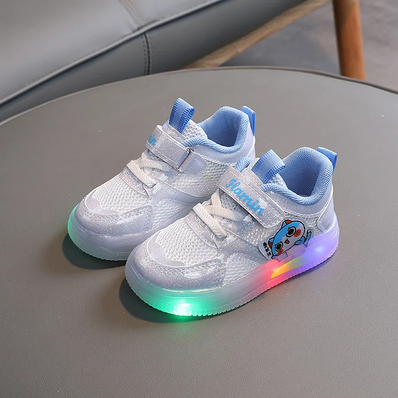 Acheter Enfants baskets bébé infantile LED lumineux filles cristal nœud  papillon bottes chaussures de sport