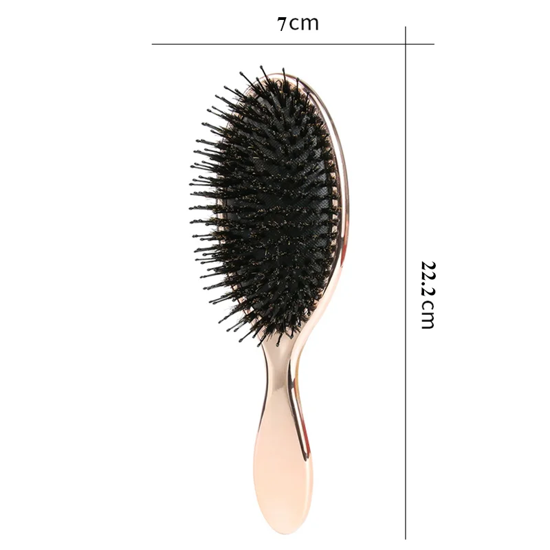 Hair Brush Anti Static Hair Comb Girl Mini Hair Brush Gold And Silver Color  Oval Comb Woman Hairdressing Massage Comb Brush Hair - Brushes & Combs -  AliExpress