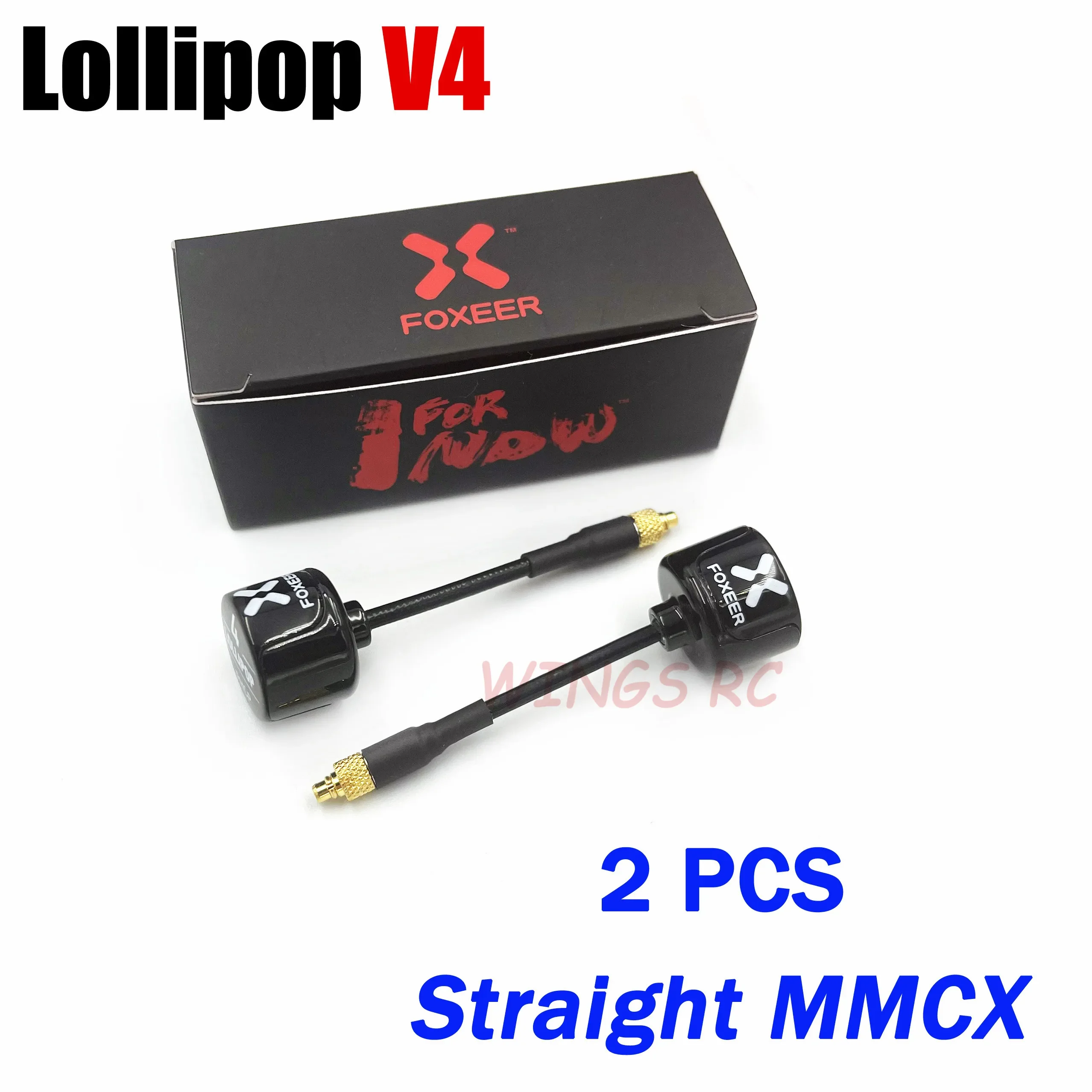 2pcs Black MMCX S V4