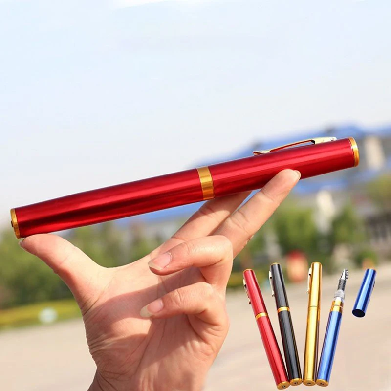 Portable Pocket Telescopic Mini Fishing Pole Pen Shape Folded Fishing Rod  Small seaweed