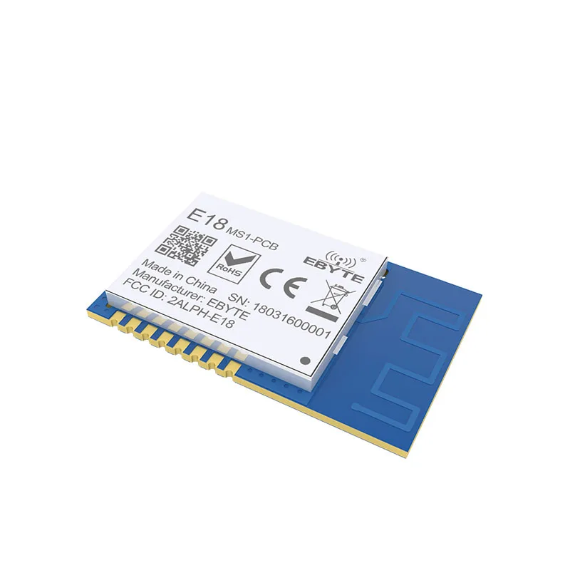 지그비 무선 송신기 수신기 모듈, CC2530 지그비 2.4GHz SPI rf 무선 모듈, 4dBm E18-MS1-PCB PCB 안테나 데이터, 4 개