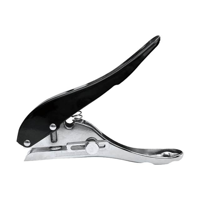 Portable Punching Pliers Handle Punch Countersink Drill Bit Handheld for Labels Badge
