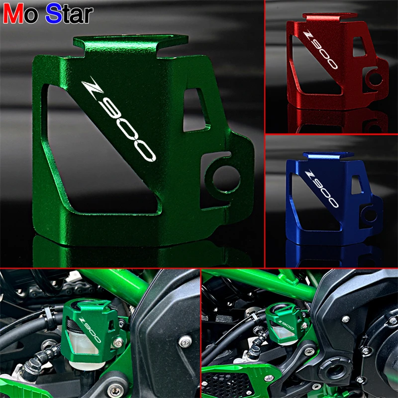

Аксессуары для мотоциклов Kawasaki Z900 Z 900 Z900SE Z900RS 2017-2023 CNC алюминиевая Задняя Тормозная жидкость резервуар Защитная крышка