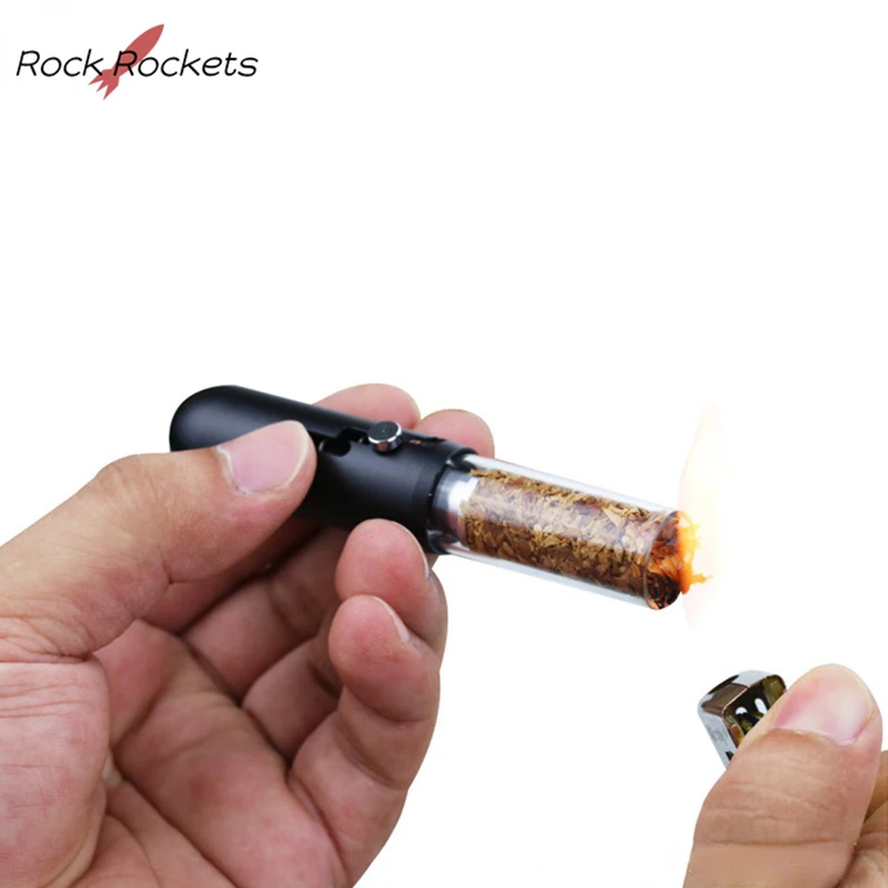R&R MJ420 Creative Metal Tobacco Pipe Dry Herb Smoking Pipes Telescopic