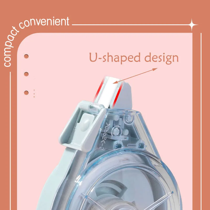 Deli 2/6pcs Correction Tape Roller Large Capacity White out Correction Tape Stationery School Supplies Core Wide 5mm*50m correction tape