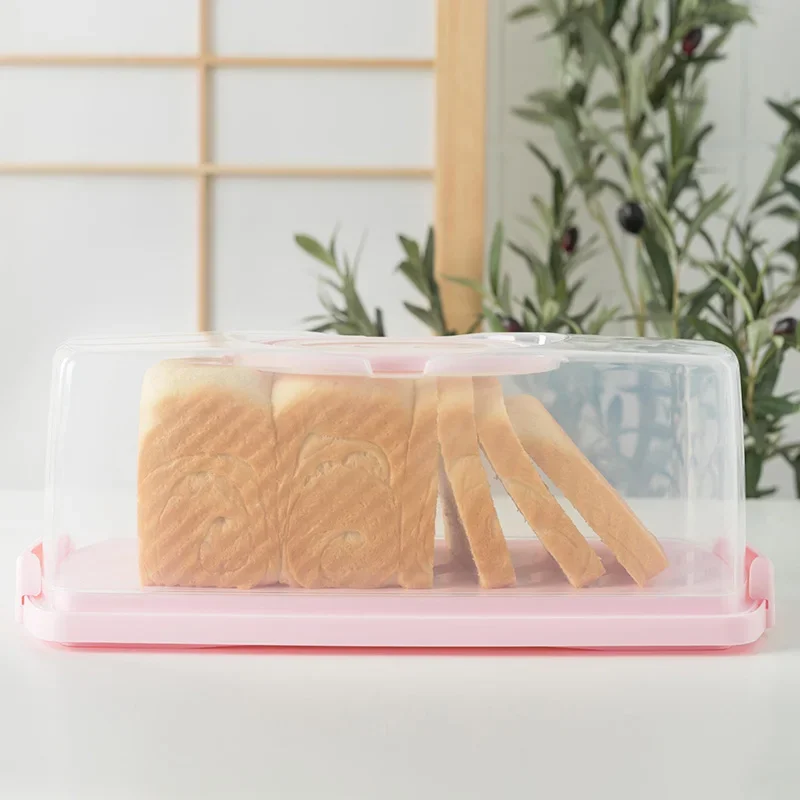 Description Picture 5 of itemPlastic Clear Cake Box Cupcake Toast Pastry Storage Box Carrier Handle Fridge Food Fruit Dessert Container Cake Cover Case