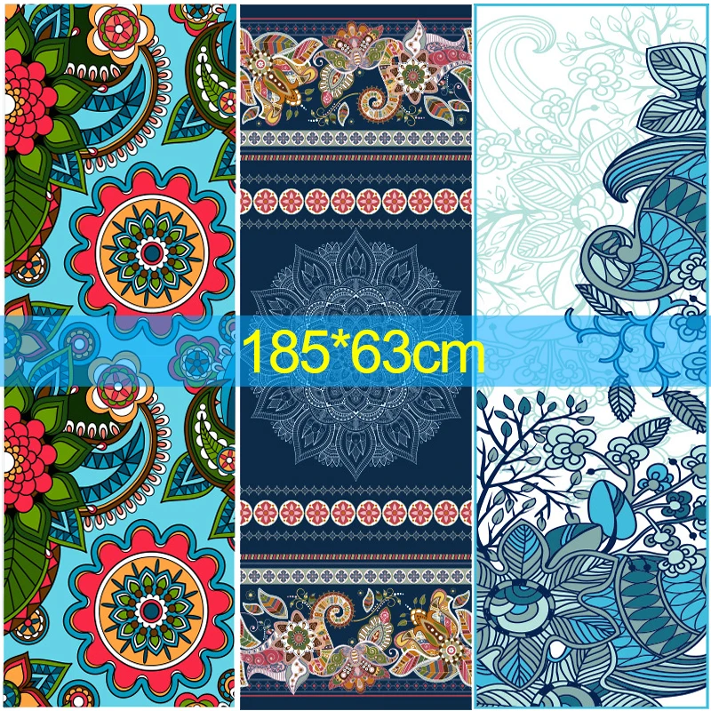 Non Slip Yoga Blankets 185*63cm Yoga Towel Corner Pocket Hot Mat Quick Drying Sweat Absorption Gym Fitness Pilates For yoga towel
