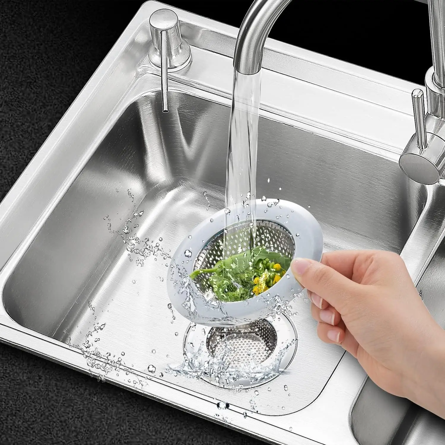 

1 PCS Sink Strainer for Most Kitchen Sink Drain Basket Sink Strainers for Kitchen Sink Sink Drain Strainer Sink Strainer Basket