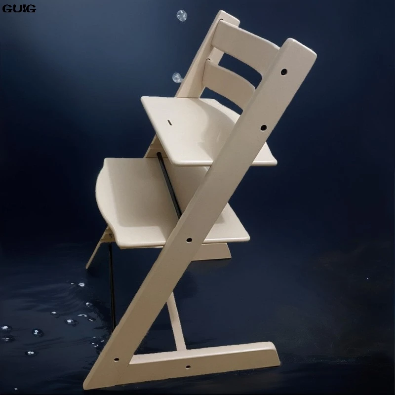 Baby Dining Chair Multi-functional Adjustable Beech Children's High Study Children Study Chair