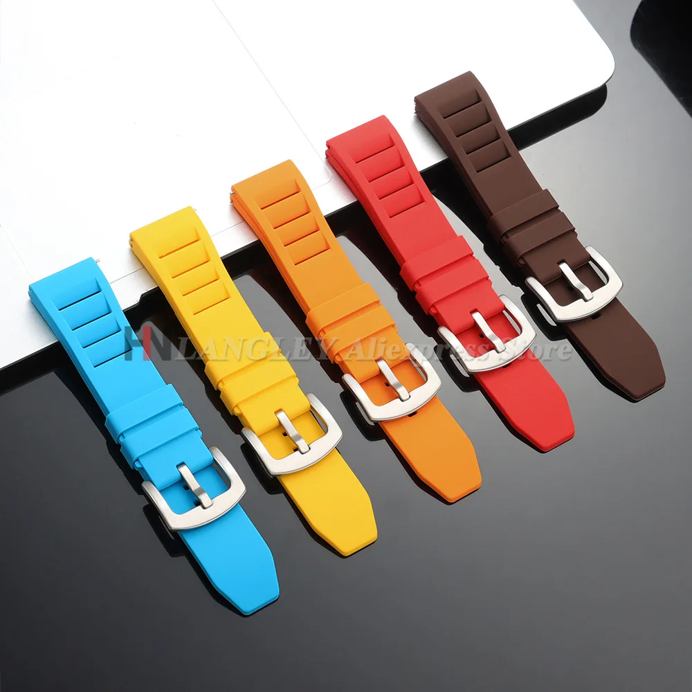 Universal Silicone Quick Release Watch Bands - Adjustable Rubber Strap