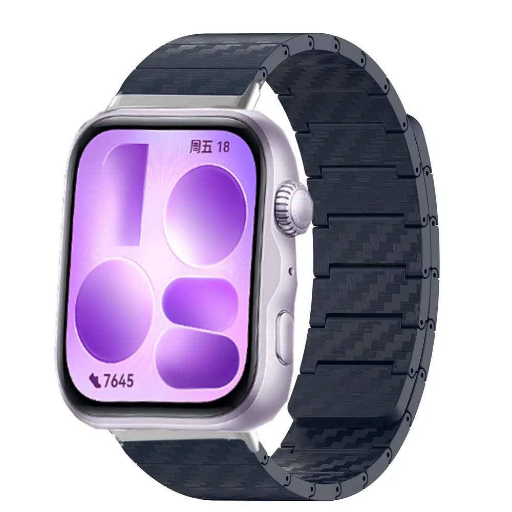 Premium Carbon Fibre Magnetic Bracelet Band for Smartwatches - Business Edition Wristband
