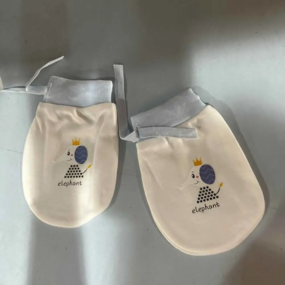 Cotton Baby Mittens Gloves Anti Scratch for Newborns