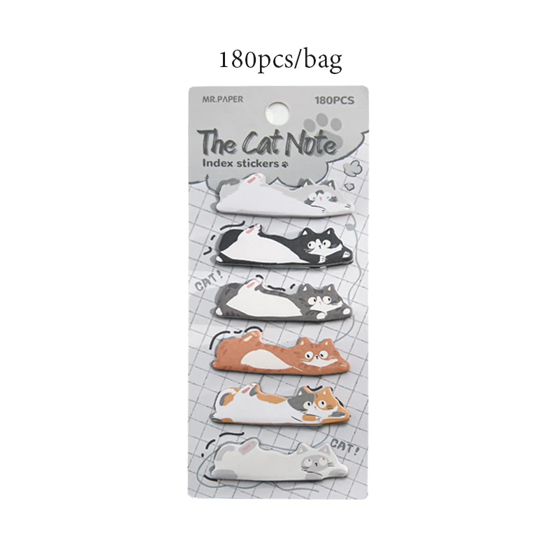Notes Autocollantes Mignonnes - 180 Feuilles De Marqueurs Autocollants