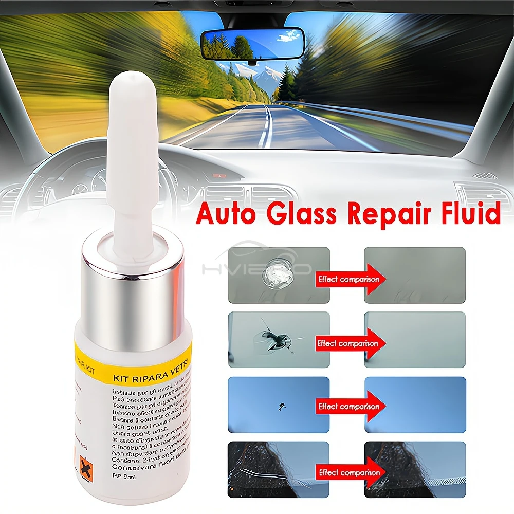 4PCS Windshield Repair Front Specialized Auto Kit Crack Solution Three Piece Removal Accessory Support Automobile Cars Cleaning 3