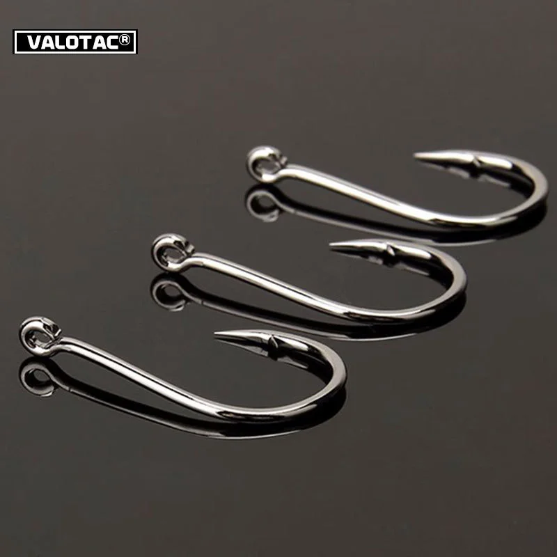 Octopus Fish Hooks High Carbon Chemical Sharpen Barbed Circle Hook Tackle Set 5C Point Hardness Fishing Hook for Carp Fishing