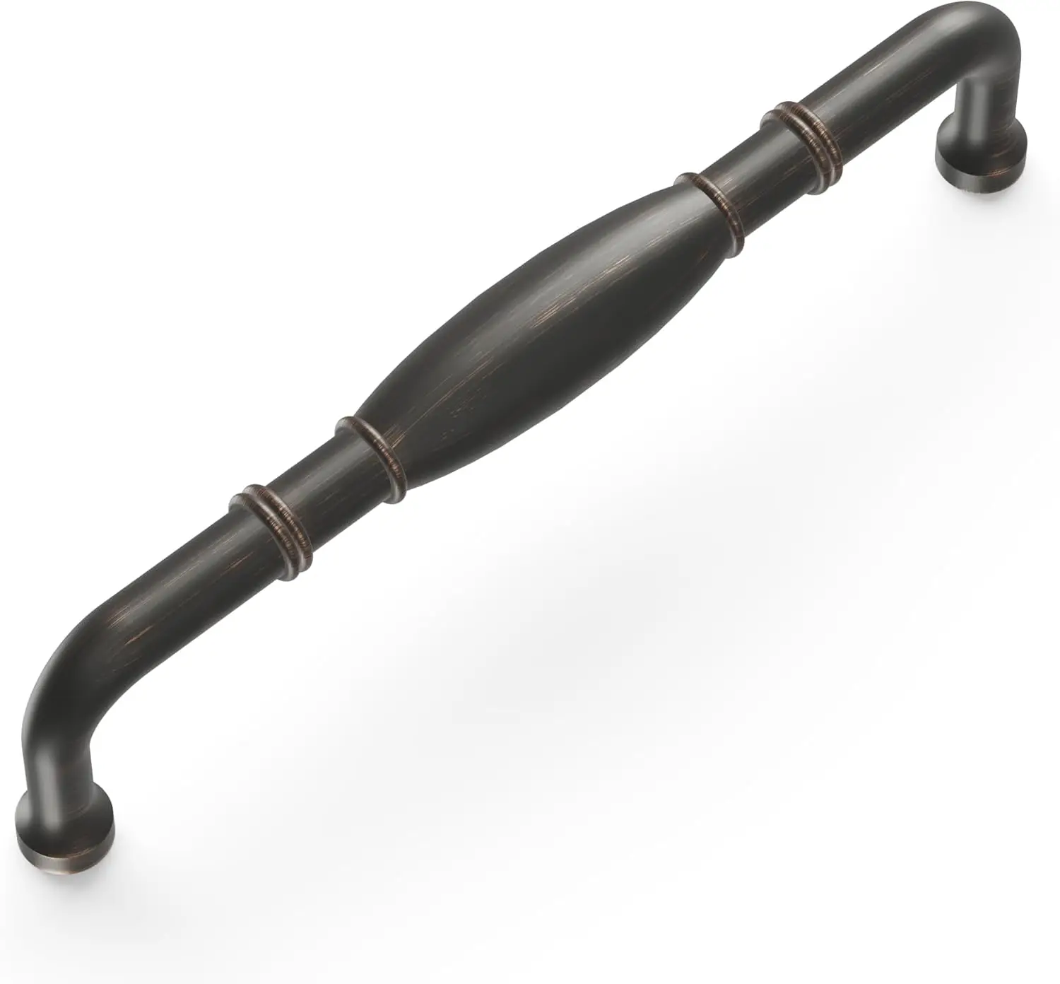 Luxury Cabinet Handles, Hardware for Doors & Dresser Drawers, 5-1/16 Inch (128mm) Hole Center