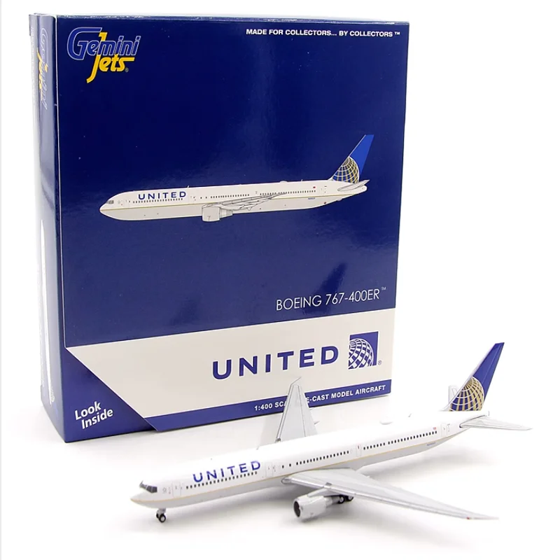 Diecast1/400 Scale GeminiJets GJUAL2155 United Airlines B767-400ER