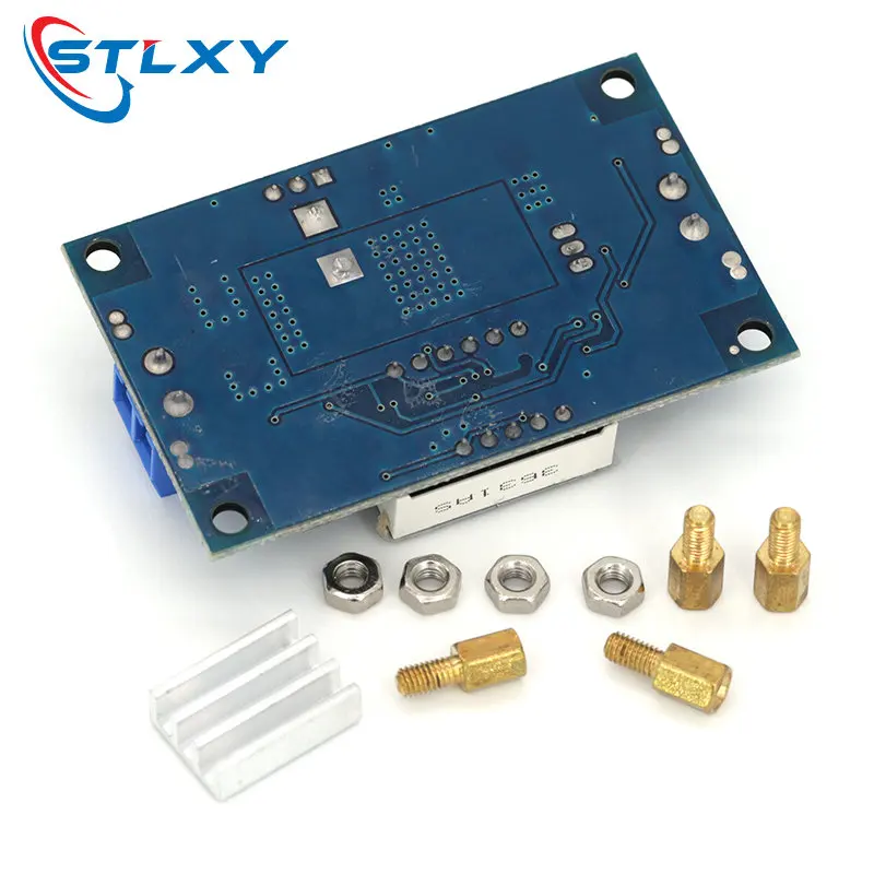 XL4015 5A 가변 전원 CC/CV 스텝다운 충전 모듈 LED 드라이버 전압계 전류계 정전류 정전압