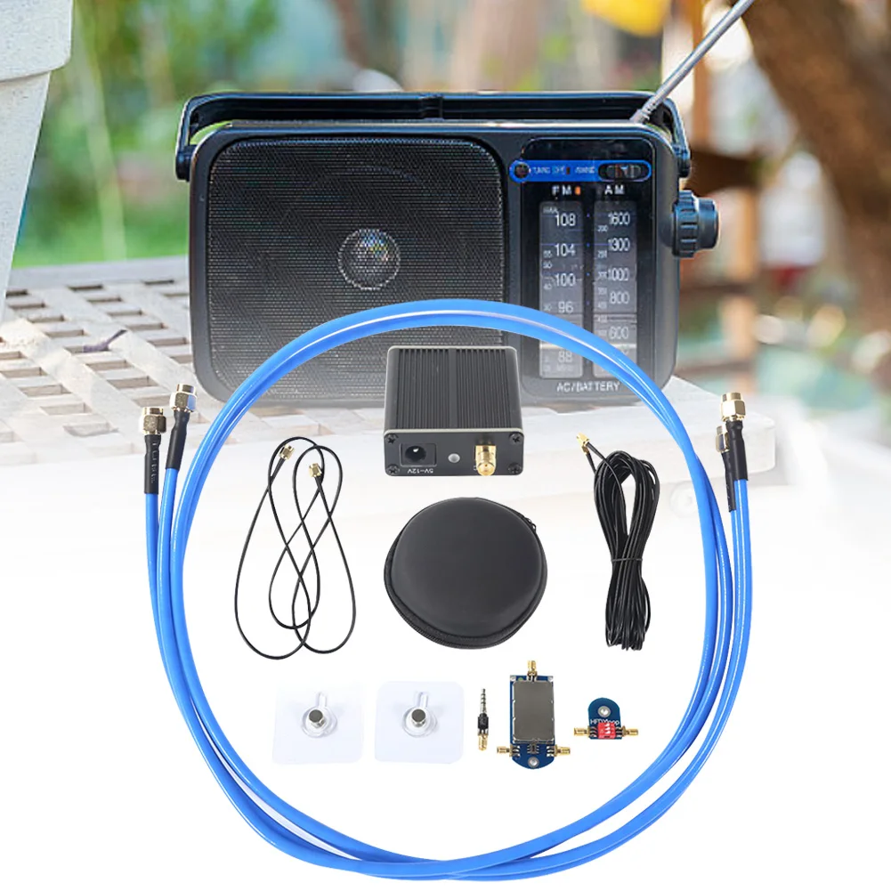 Description Picture 6 of itemWideband Active Magnetic for Loop Antenna LZ1AQ Amplifier HF AM FM VHF UHF SDR Receiver Radio Tescun Malahitea 50K-500MHz