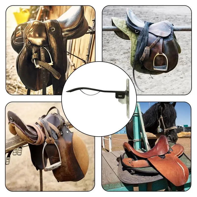 Portable Saddle Rack Folding Stand Horse Saddle Pad Horse Blanket Rack Tack Room Organization Storage