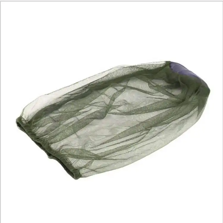 Description Picture 3 of itemNew Mosquito Hat Net Face Head Protector Foldable Outdoor Insect Gnat Head Cover Fishing Supplies Anti-mosquito