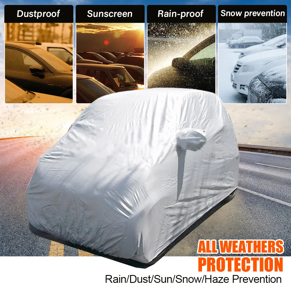 General Sedan Car Cover S/M/L Outdoor Waterproof Dustproof Sun Rain Protection UV Sun Shade for SUV: 3 - 5 Days Free Delivery Only UK