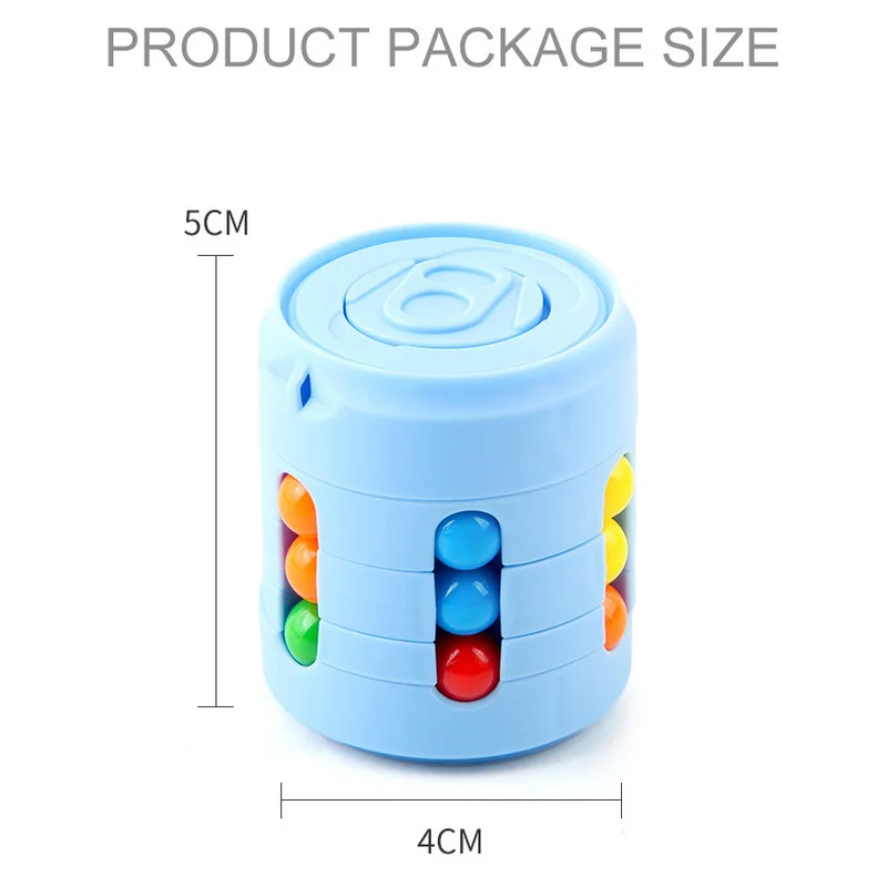 Fidget toys anti stress toys Multiple Functions Fidget Spinner Magic Colorful Beans Finger Spinning Relieves Stress Decompression Tool For Children And Adult