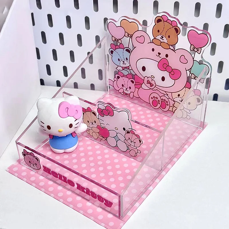 Cute Hello Kitty Hangyodon Desktop Storage Box Kawaii Anime My