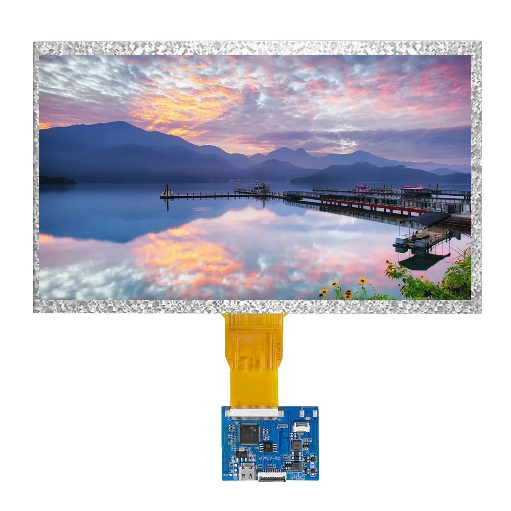 TFT-Anzeigemodule, 500 Leuchtdichte, 1024 x 600 IPS, vollständiger Blickwinkel, 7 Zoll, 10,1 Zoll, kapazitiver Touchscreen