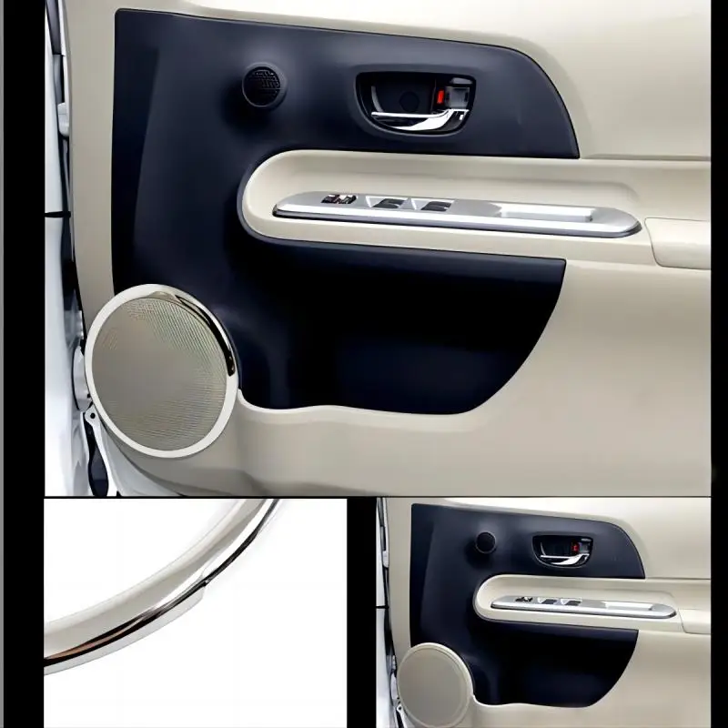 4pcs Door Speaker Cover For Toyota Prius C AQUA NHP10 2011-2014