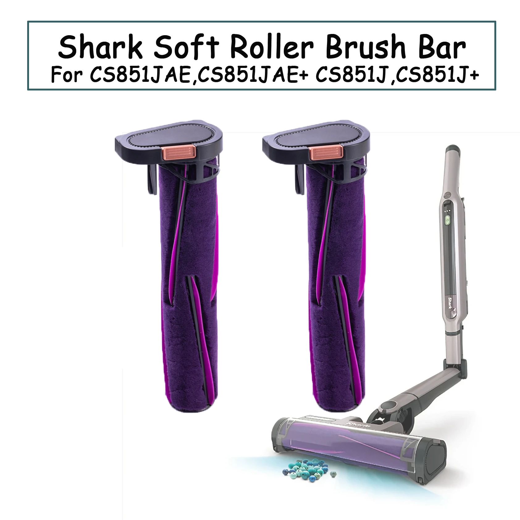 SharkSoftRollerBrushBarForEVOPOWERSYSTEMiQCordlessStick