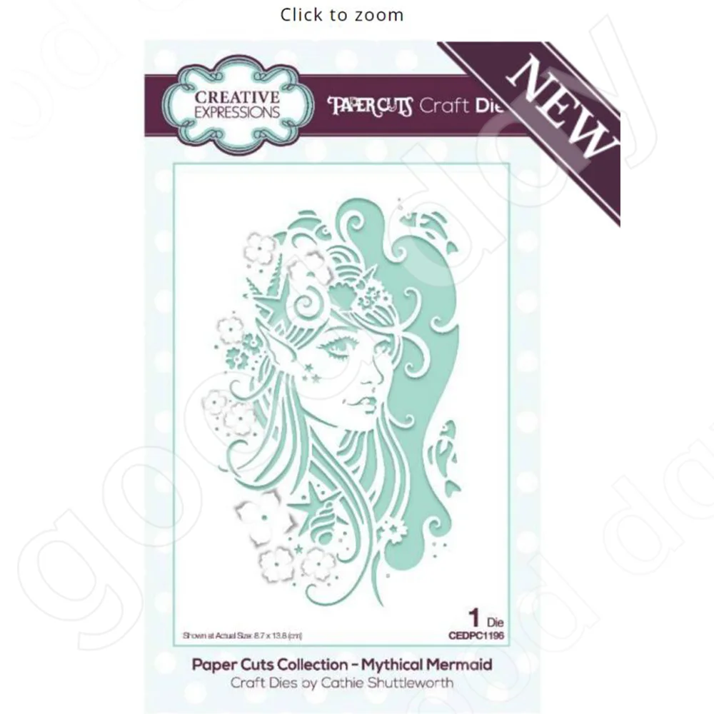 

2022 New,Mythical Mermaid Craft Die,metal Cutting Dies Scrapbooking Diy Decoration Craft Embossing